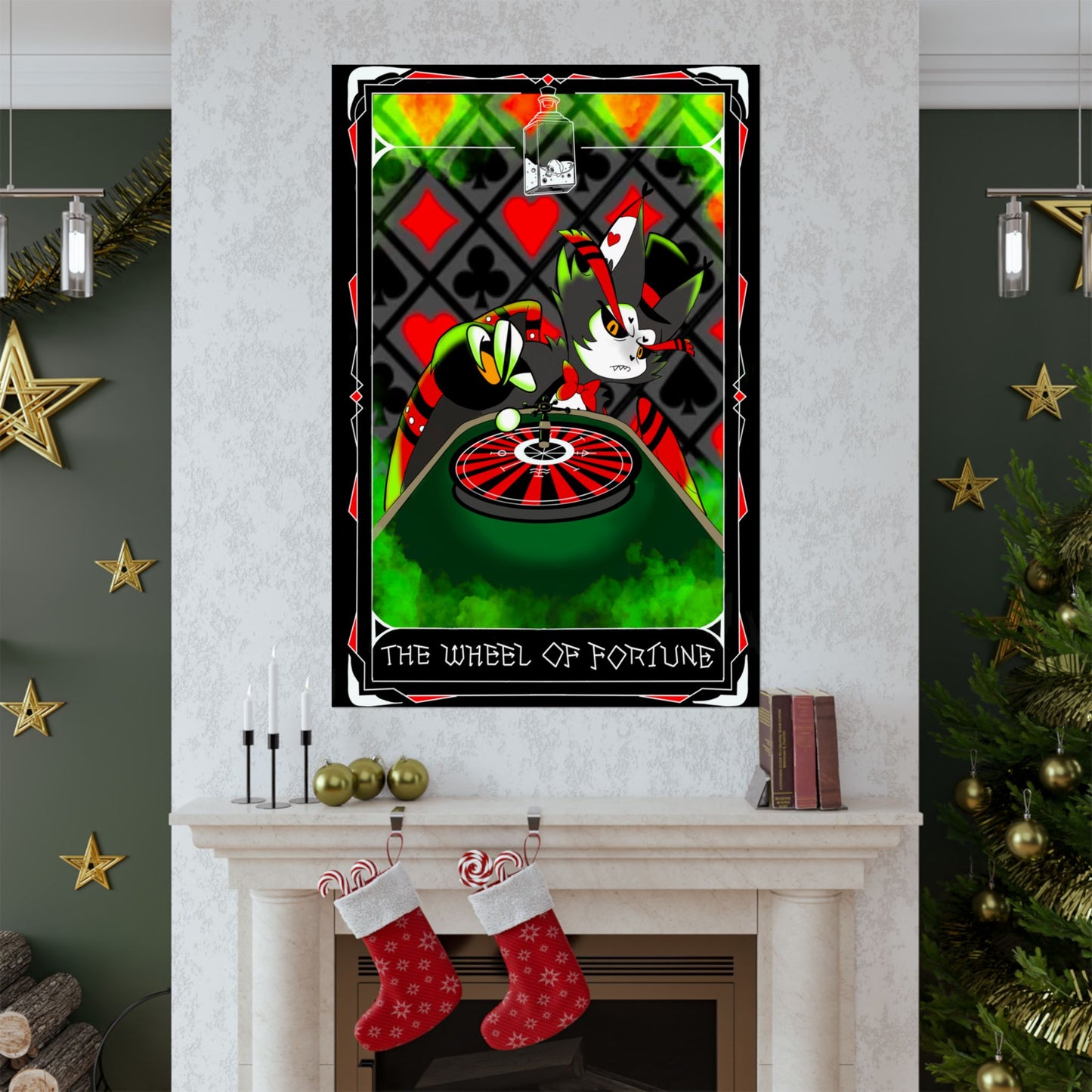 Hasbin Hotel - Tarot Card Poster - The Wheel Of Fortune - Poster