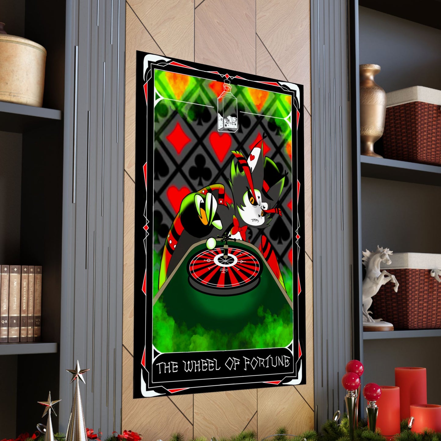 Hasbin Hotel - Tarot Card Poster - The Wheel Of Fortune - Poster