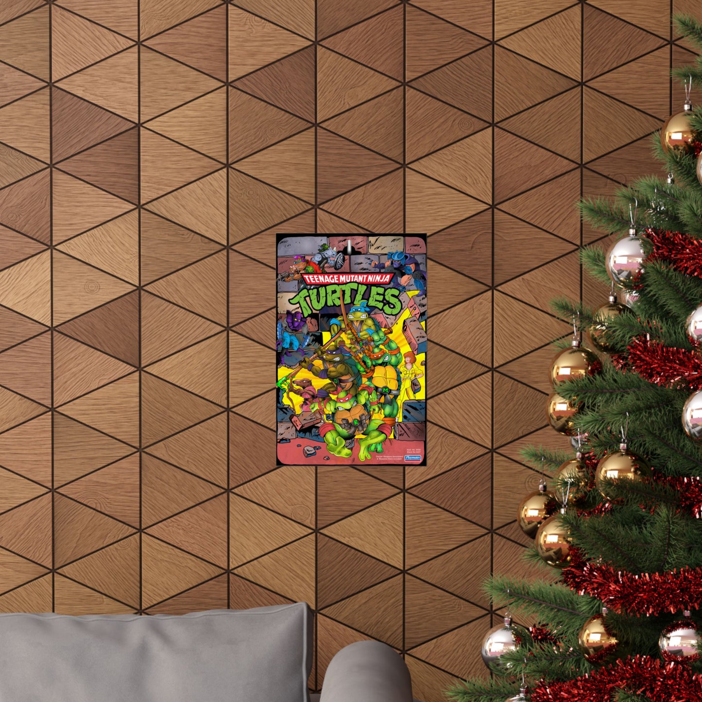 TMNT - Playmates Toy Card Back - Poster