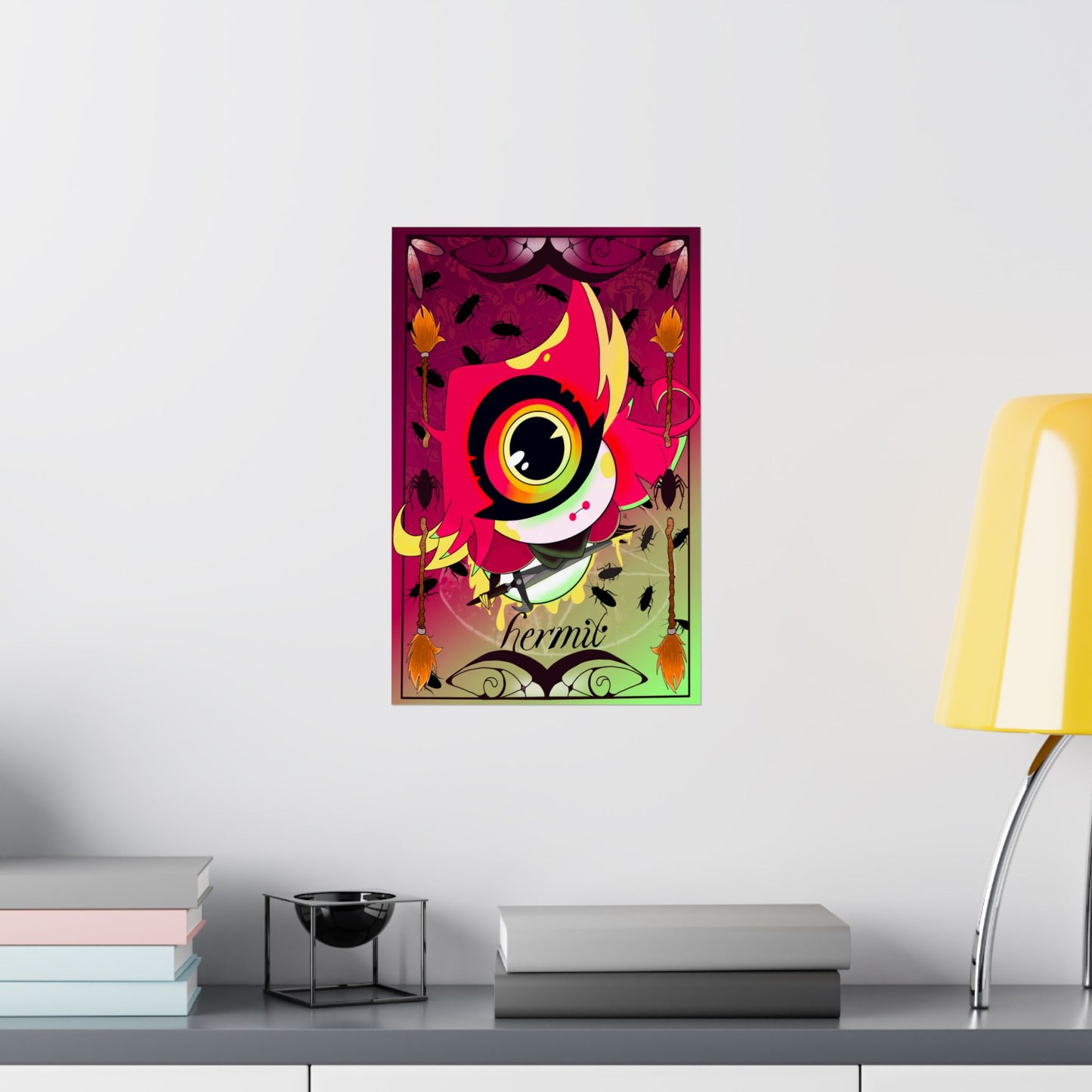 Hasbin Hotel - Tarot Card Poster - The Hermit - Poster