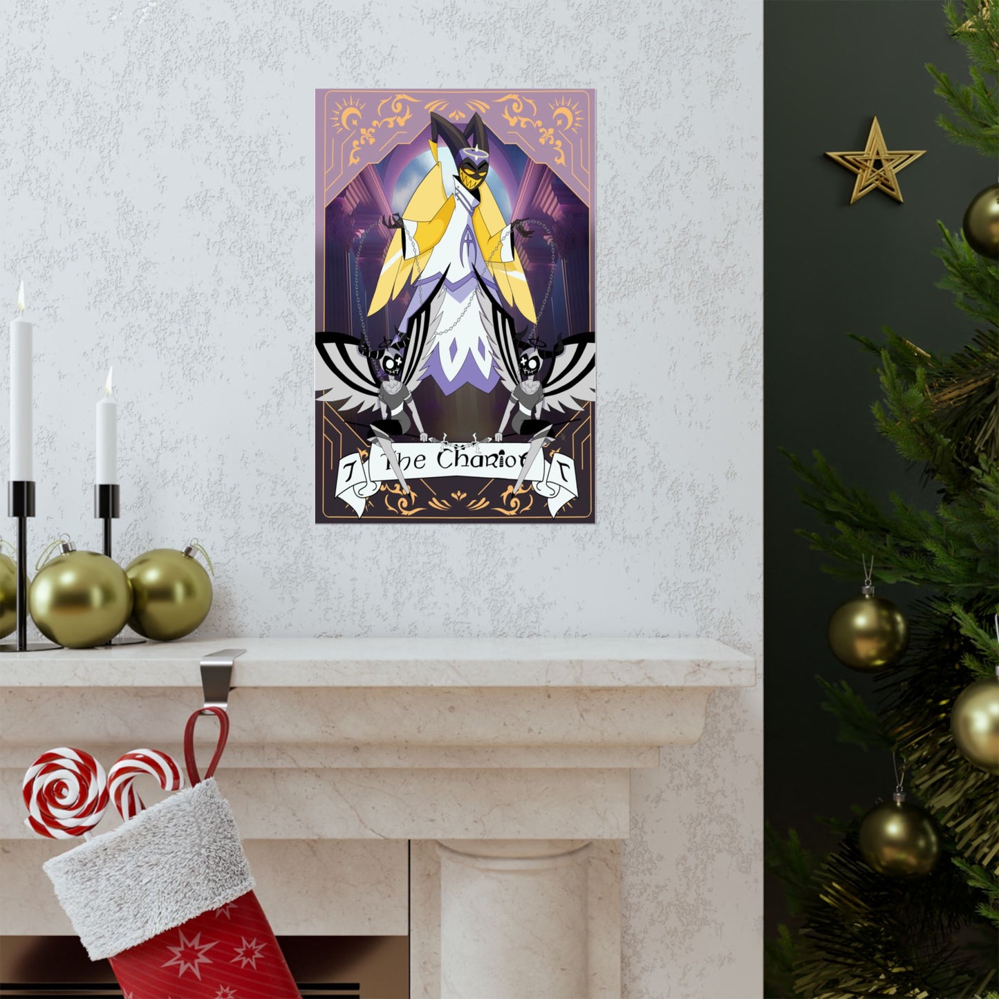 Hasbin Hotel - Tarot Card Poster - The Chariot - Poster