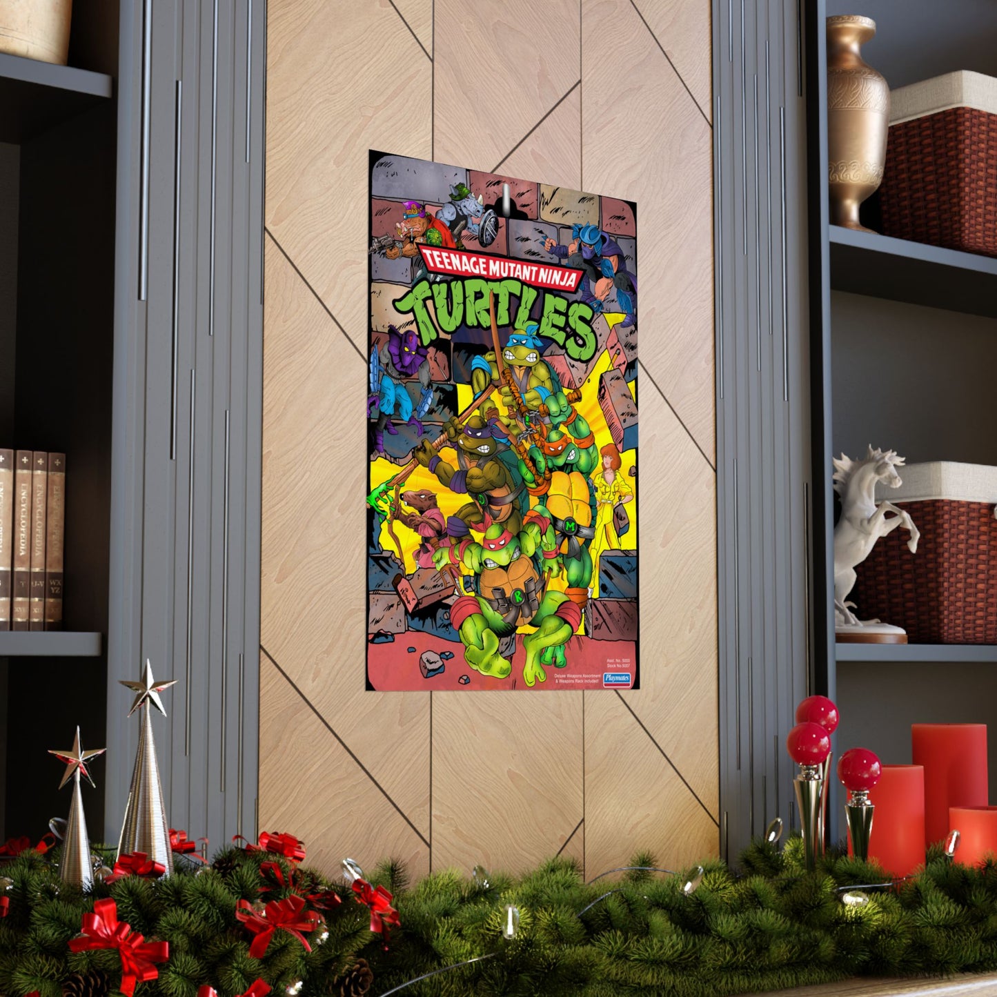 TMNT - Playmates Toy Card Back - Poster