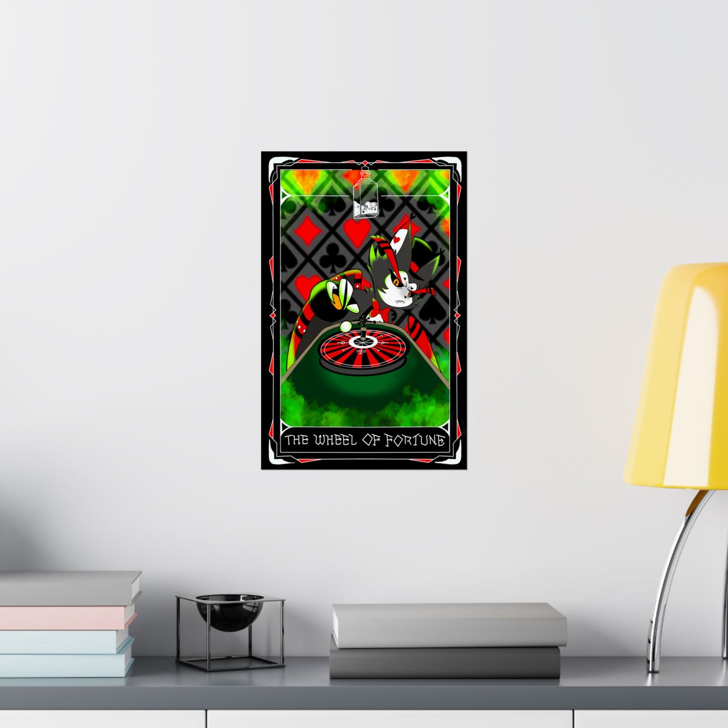 Hasbin Hotel - Tarot Card Poster - The Wheel Of Fortune - Poster